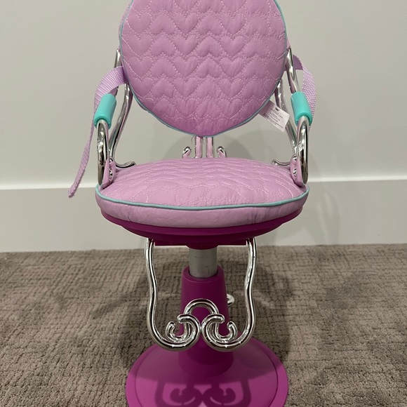 American Girl Toys Our Generation Sitting Pretty Salon Chair Hair